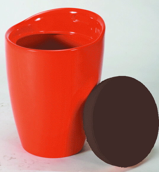 Giselle retro säilytysjakkara, violetti