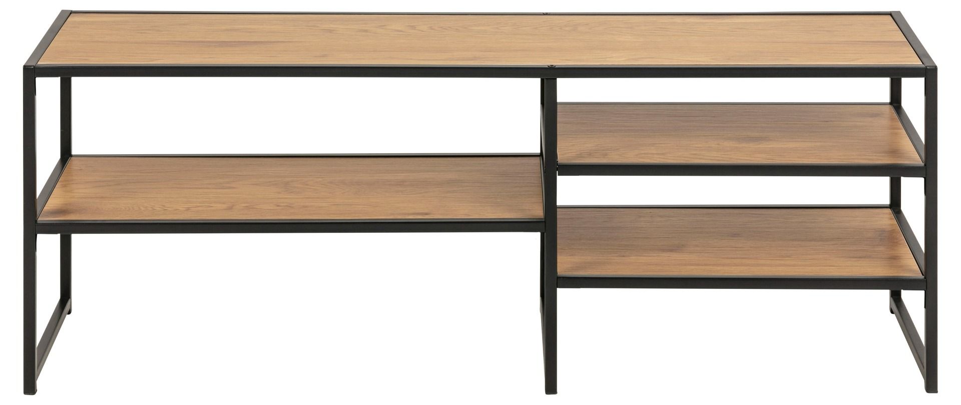 Seaford TV-taso 2 tammi-musta 120 cm