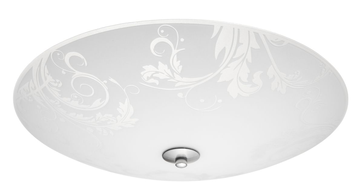 Aaria lasinen plafondi, jossa kuviointia