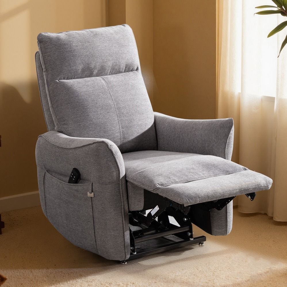 Aarni nostava mekanismituoli, harmaa kangas