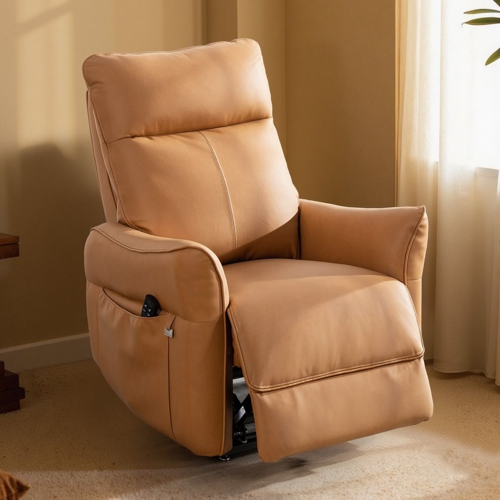 Aarni nostava mekanismituoli, vaaleanruskea nahka