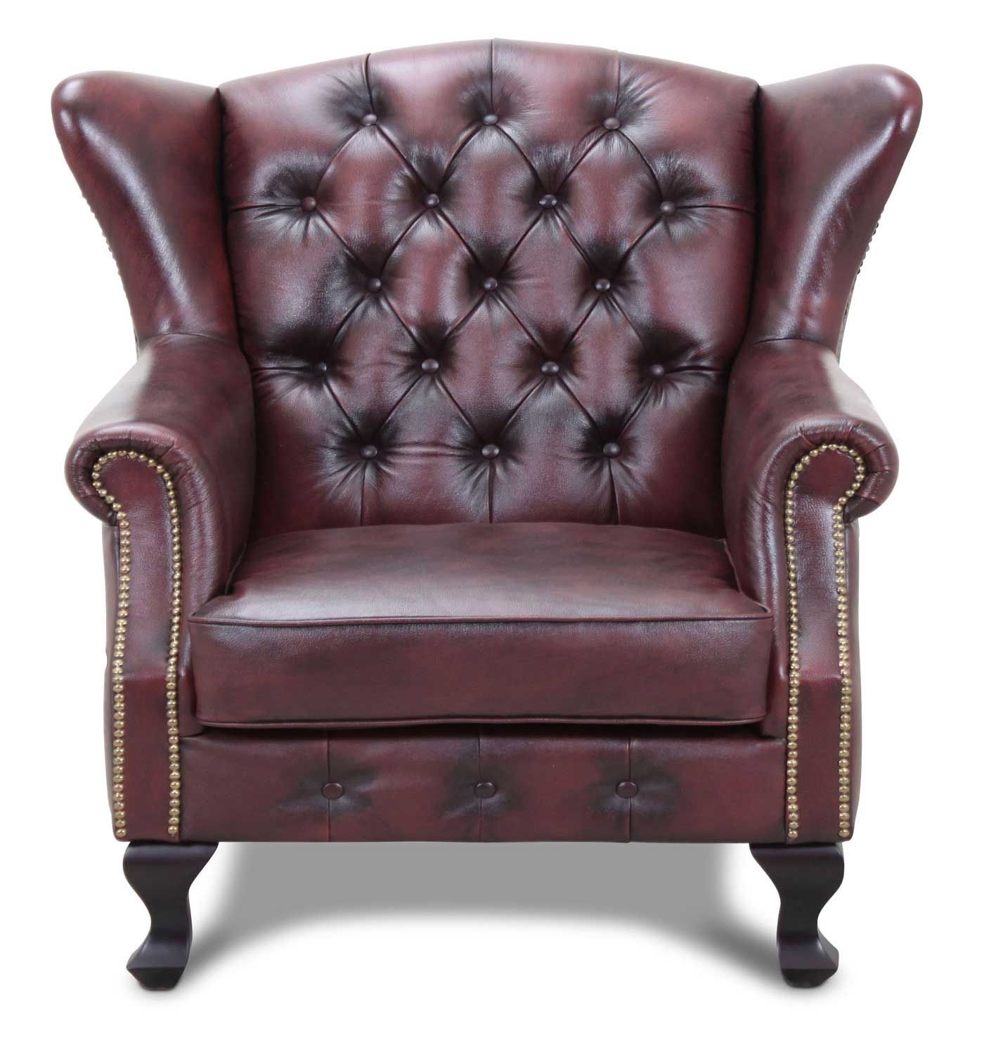 Aberdeen nojatuoli, nahkaa