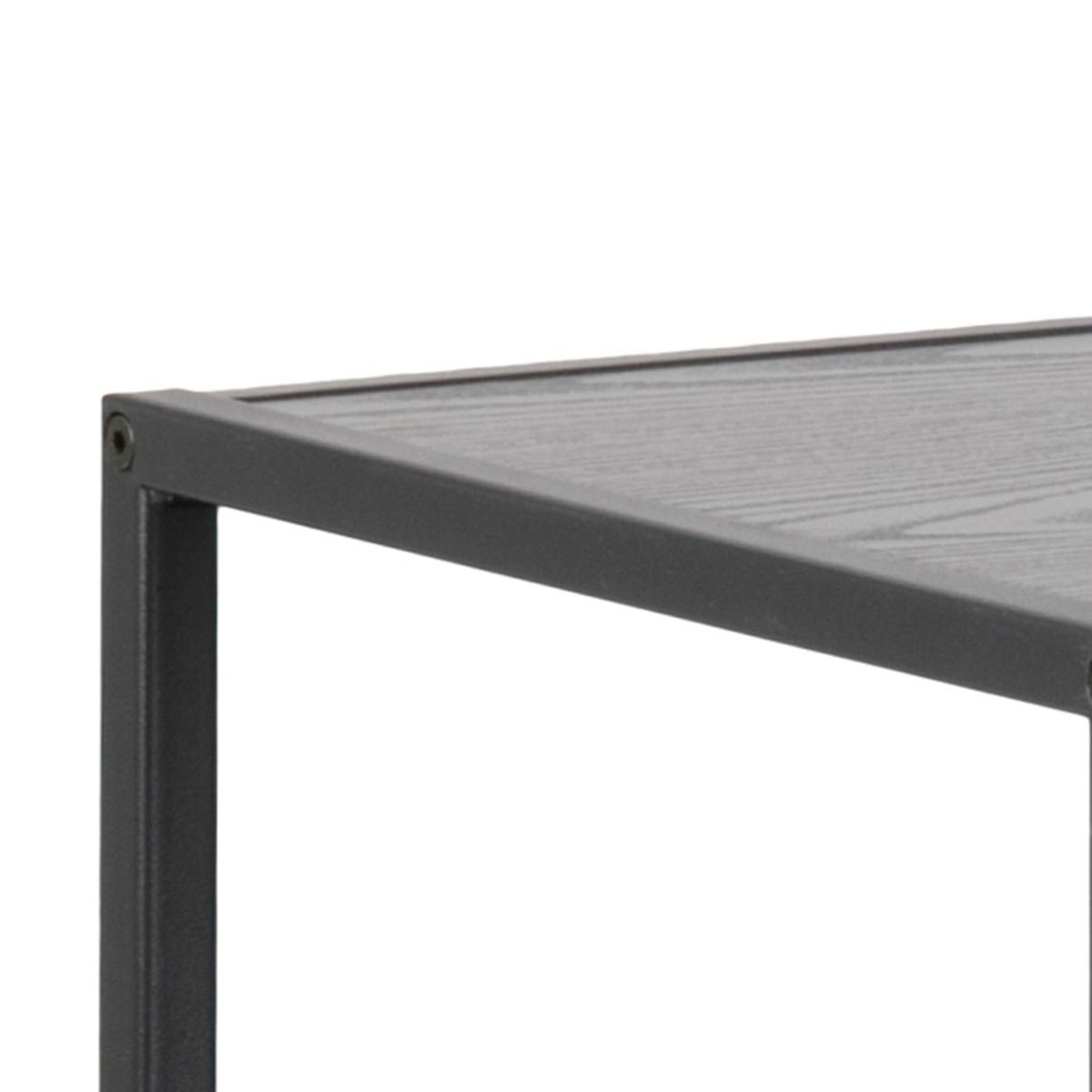 Seaford avohylly 6 musta 114x35x78 cm