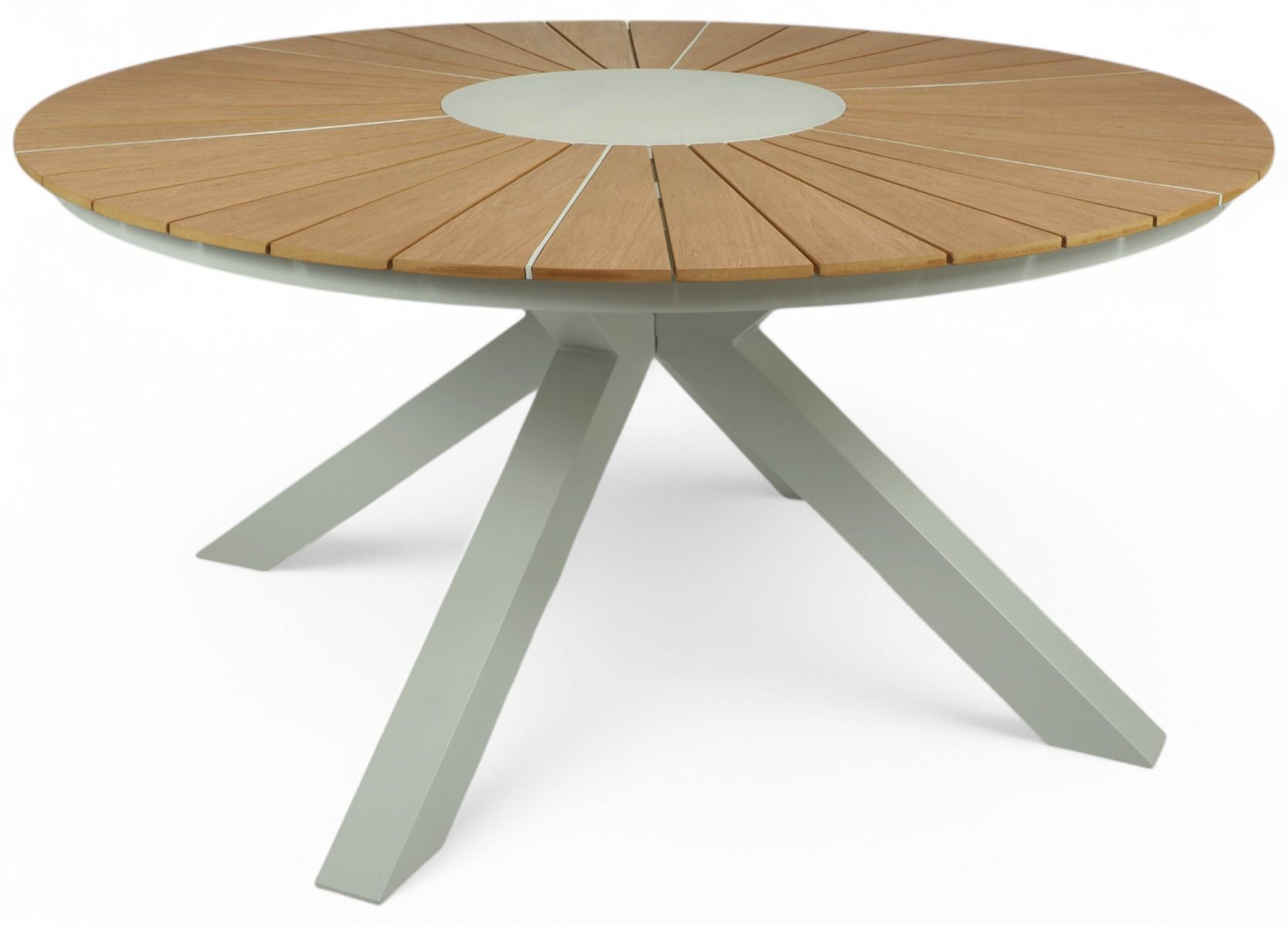 Alanya pyöreä terassipöytä + 6 Krabi tuolia, kitti