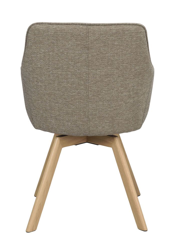 Rowico Alison nojatuoli tumma beige, tammi jalka