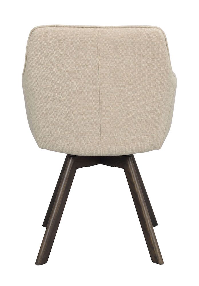 Rowico Alison nojatuoli vaalea beige, ruskea tammi jalka