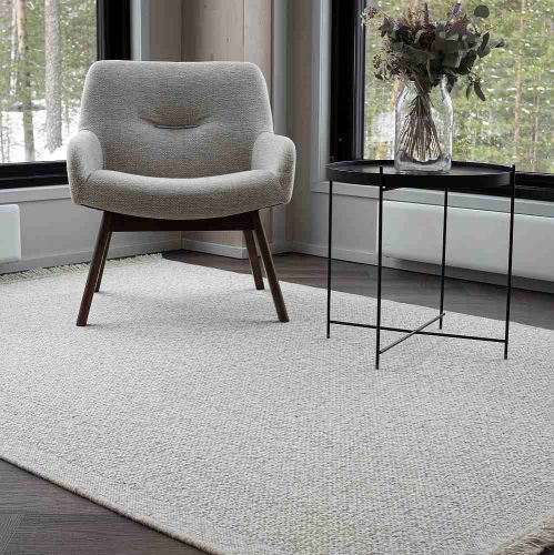 Alpi villamatto valkoinen, eri kokoja