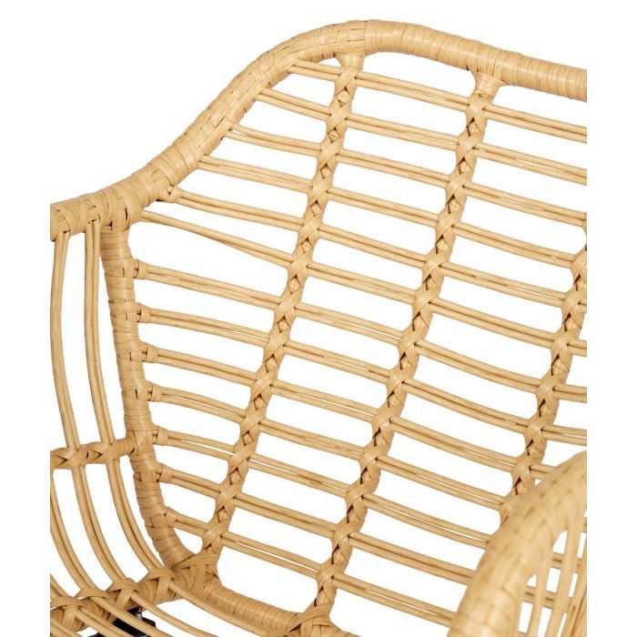 Moonlight 205 cm pöytä + 6 Amanda polyrottinkituolia