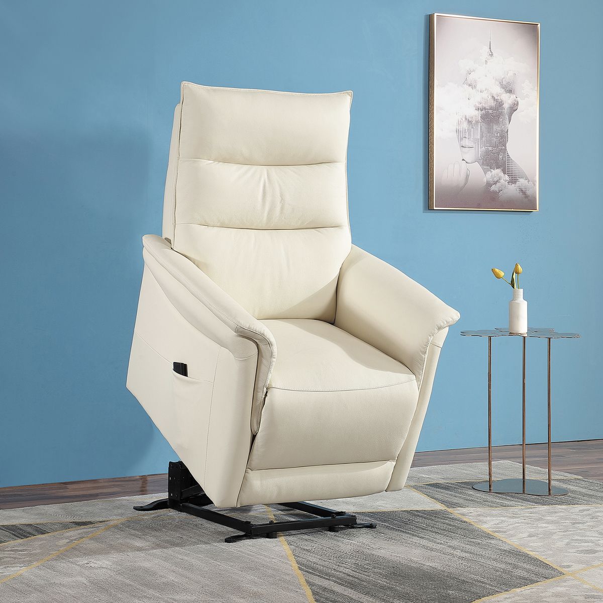 Amelia nostava taupen värinen mekanismituoli