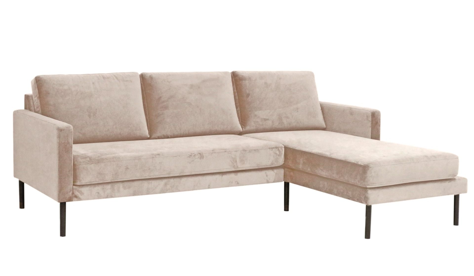 Amelie samettisohva, beige Brunei 06