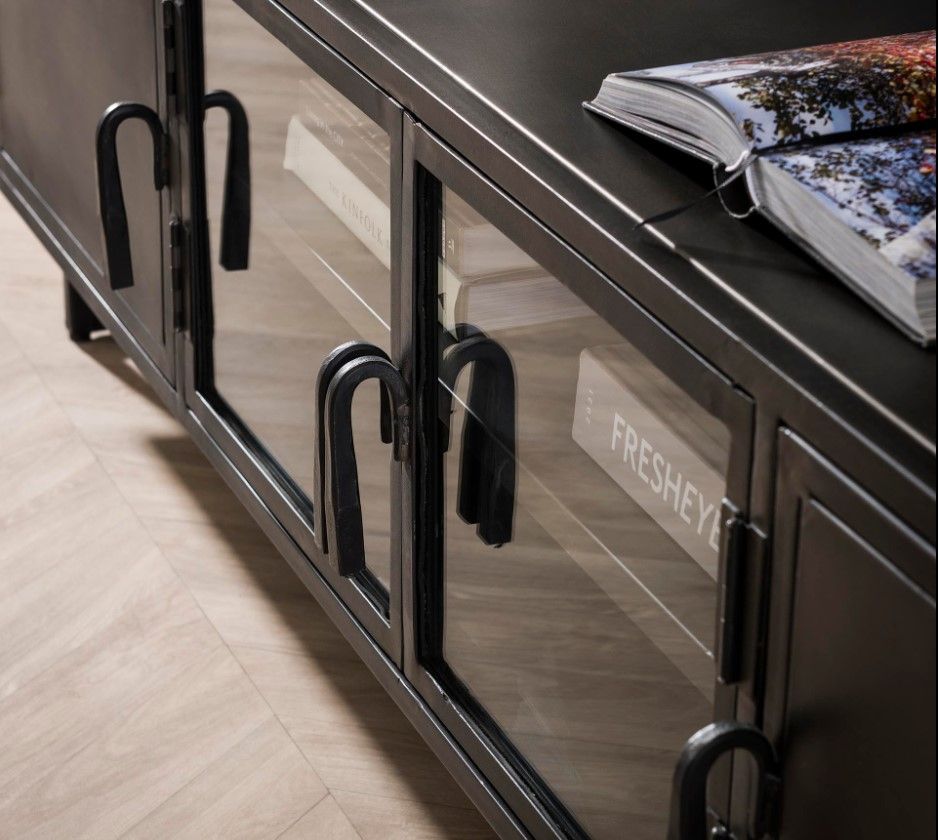 Amsterdam tv-taso 180cm, metallia