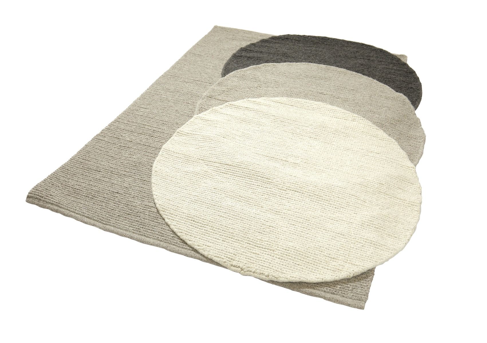 Anna palmikkomatto valkoinen, eri kokoja