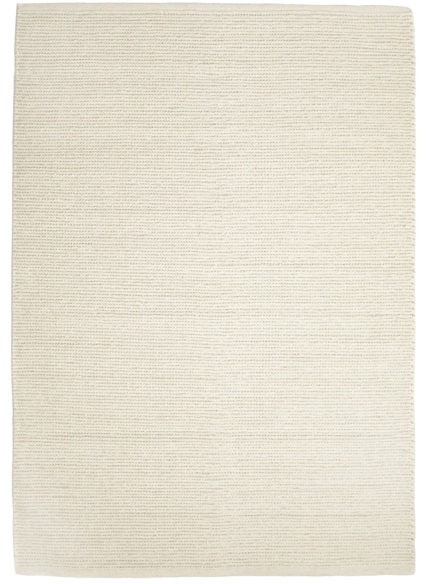 Anna palmikkomatto, valkoinen. Saatavilla eri kokoja