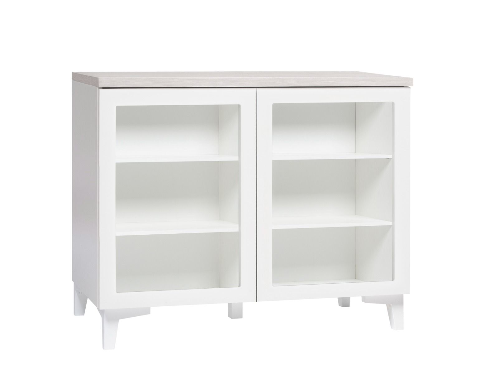 Hiipakka Anton lipasto 100cm, lasiovilla