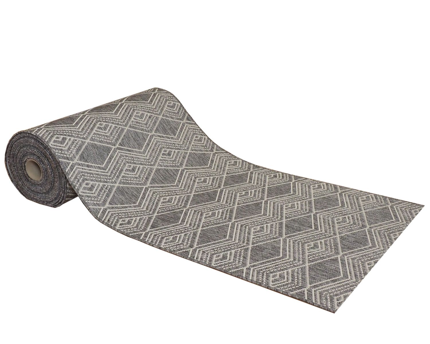 Dawn Antrasite käytävämatto, hopea, 80 cm