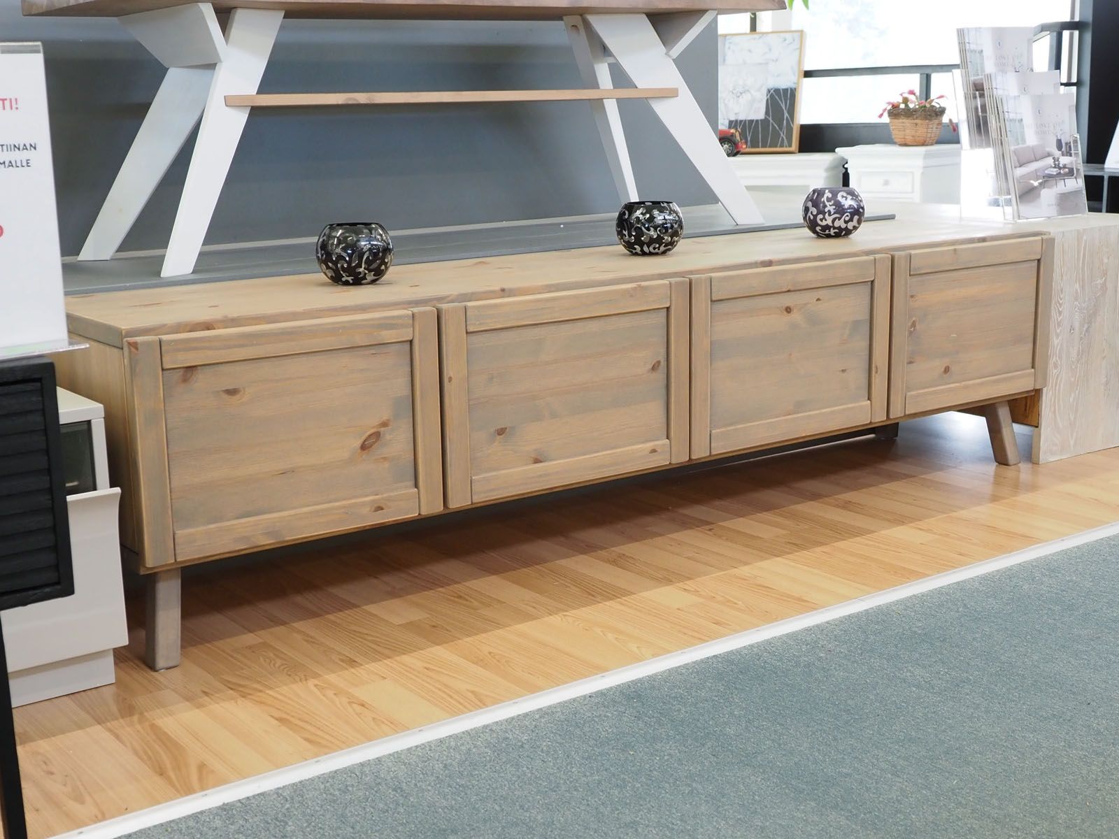 Anttiina Hede -taso 200 cm, Harmaa