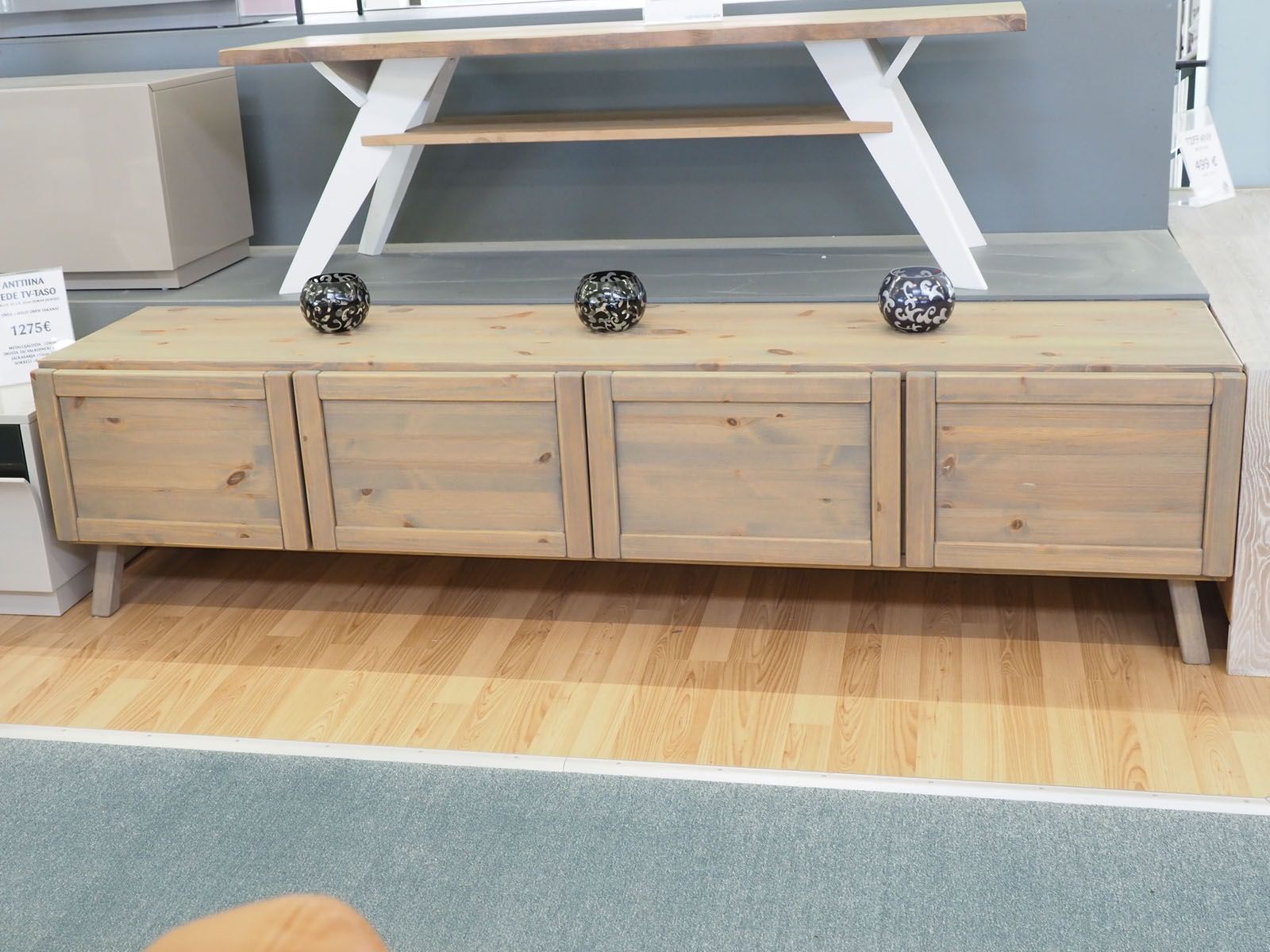 Anttiina Hede -taso 200 cm, Harmaa