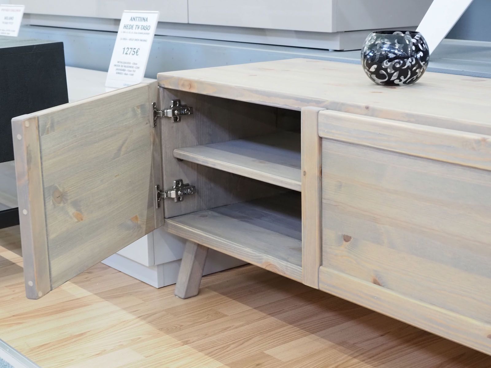 Anttiina Hede -taso 200 cm, Harmaa