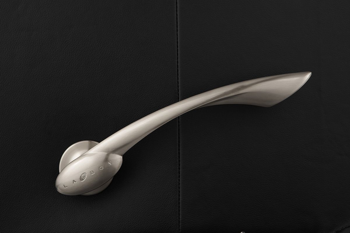 La-Z-Boy Rowan recliner mekanismituoli, valkoinen nahka