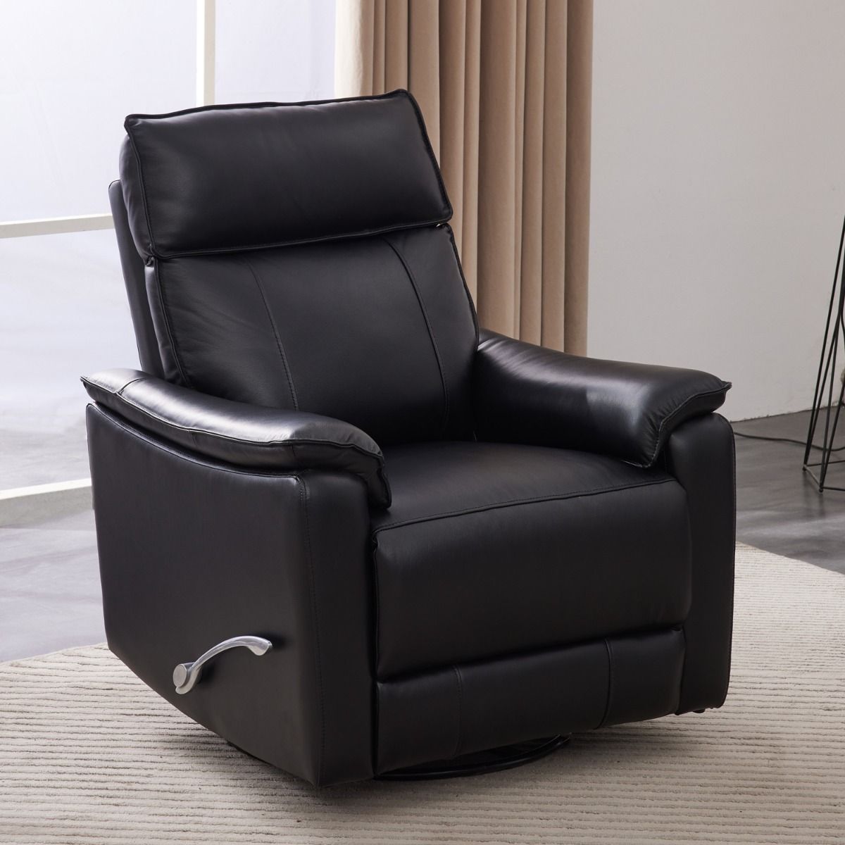 Arizona 3+1+1 sohvakalusto mekanismeillä, musta