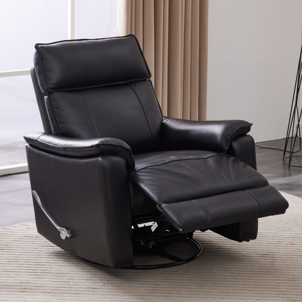 Arizona 3+1+1 sohvakalusto mekanismeillä, musta