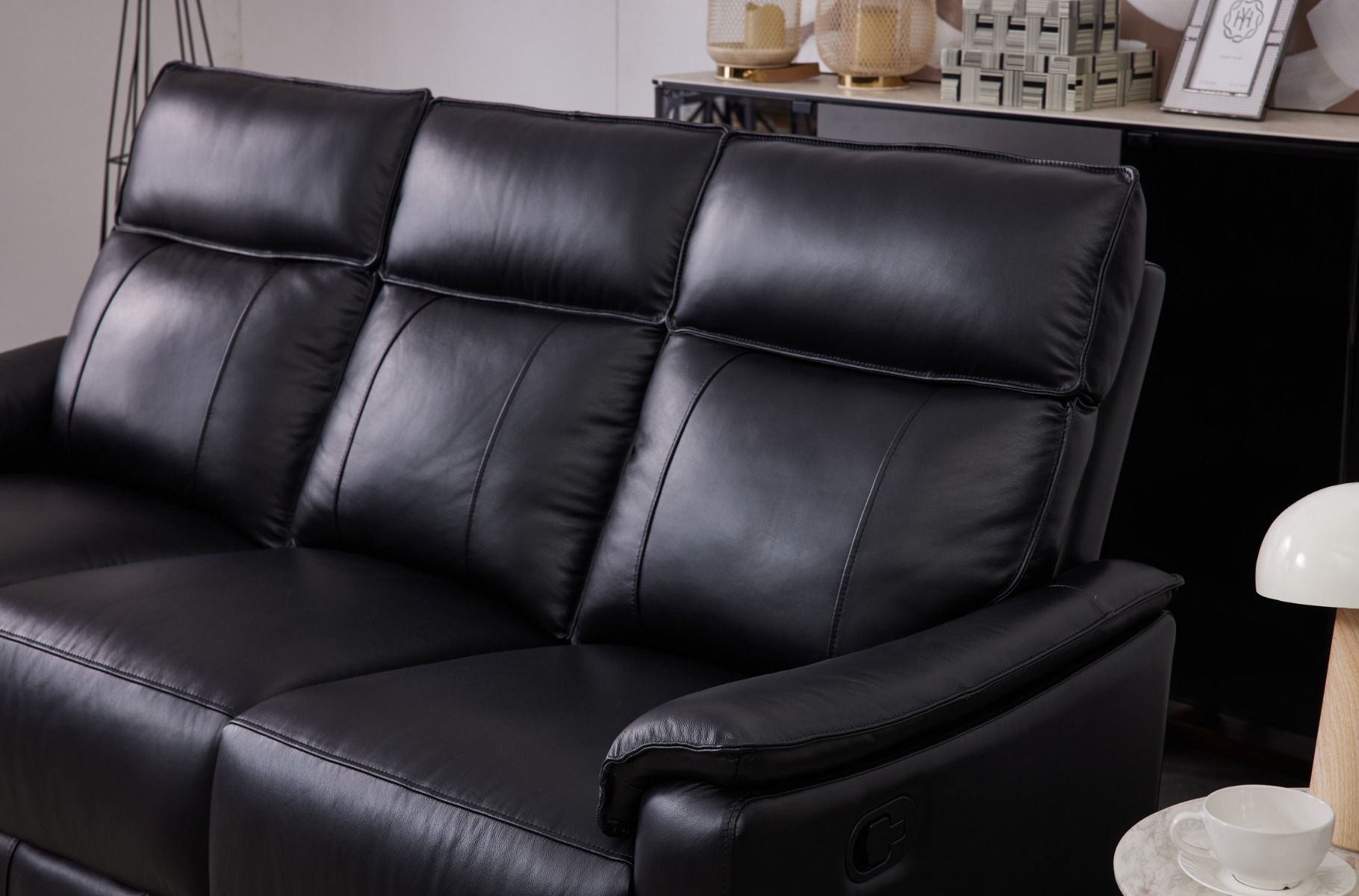 Arizona 3+1+1 sohvakalusto mekanismeillä, musta