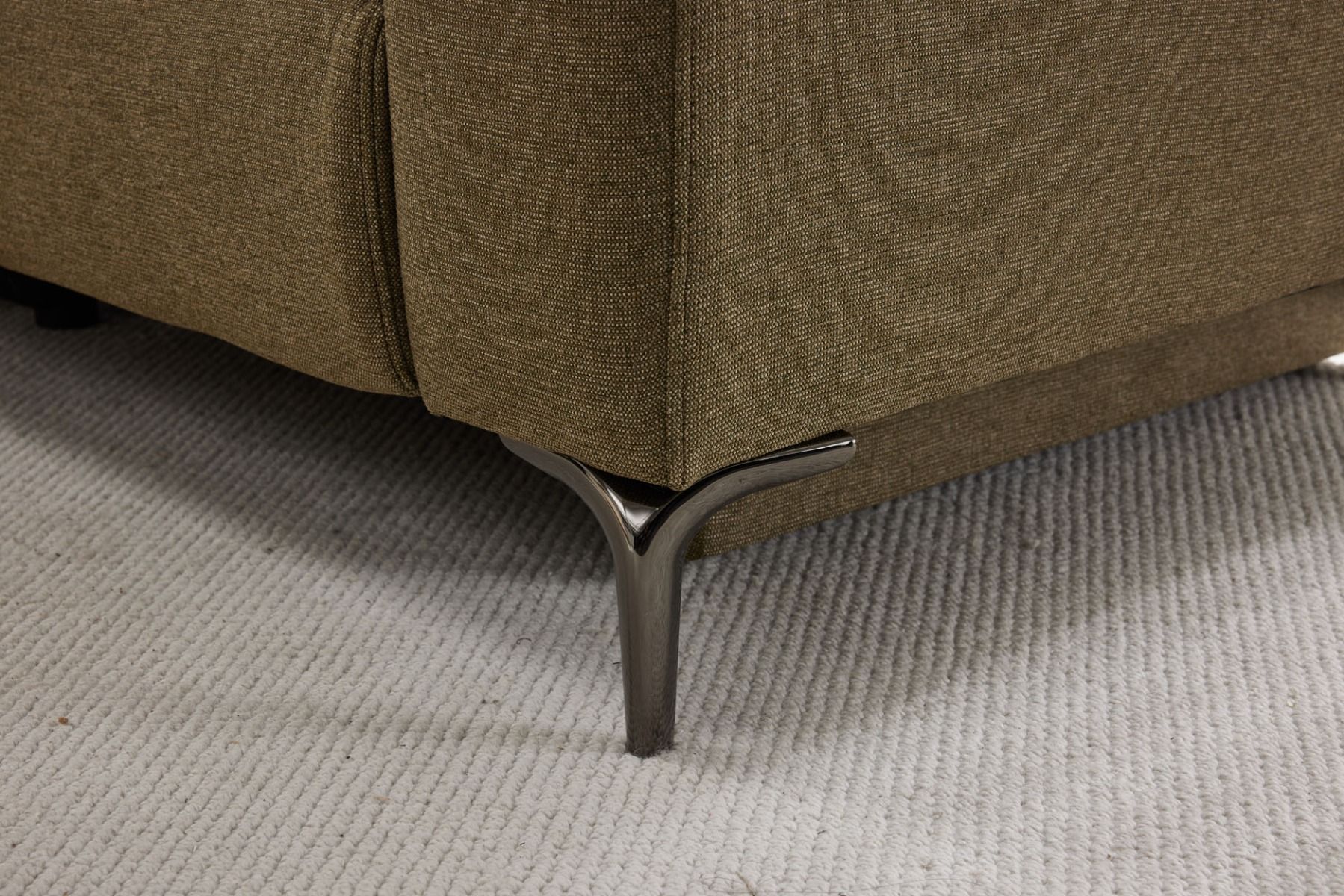 Aspen avokulmasohva sähkötoiminen, vihreä