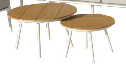 Ateena 2+1+1 sohvaryhmä ulos, valkoinen