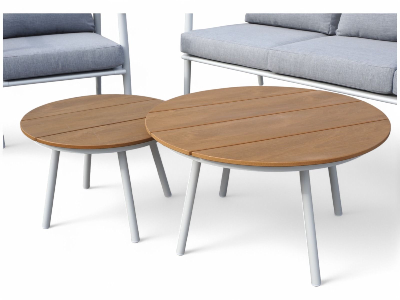 Ateena 3+1+1 sohvaryhmä ulos, valkoinen