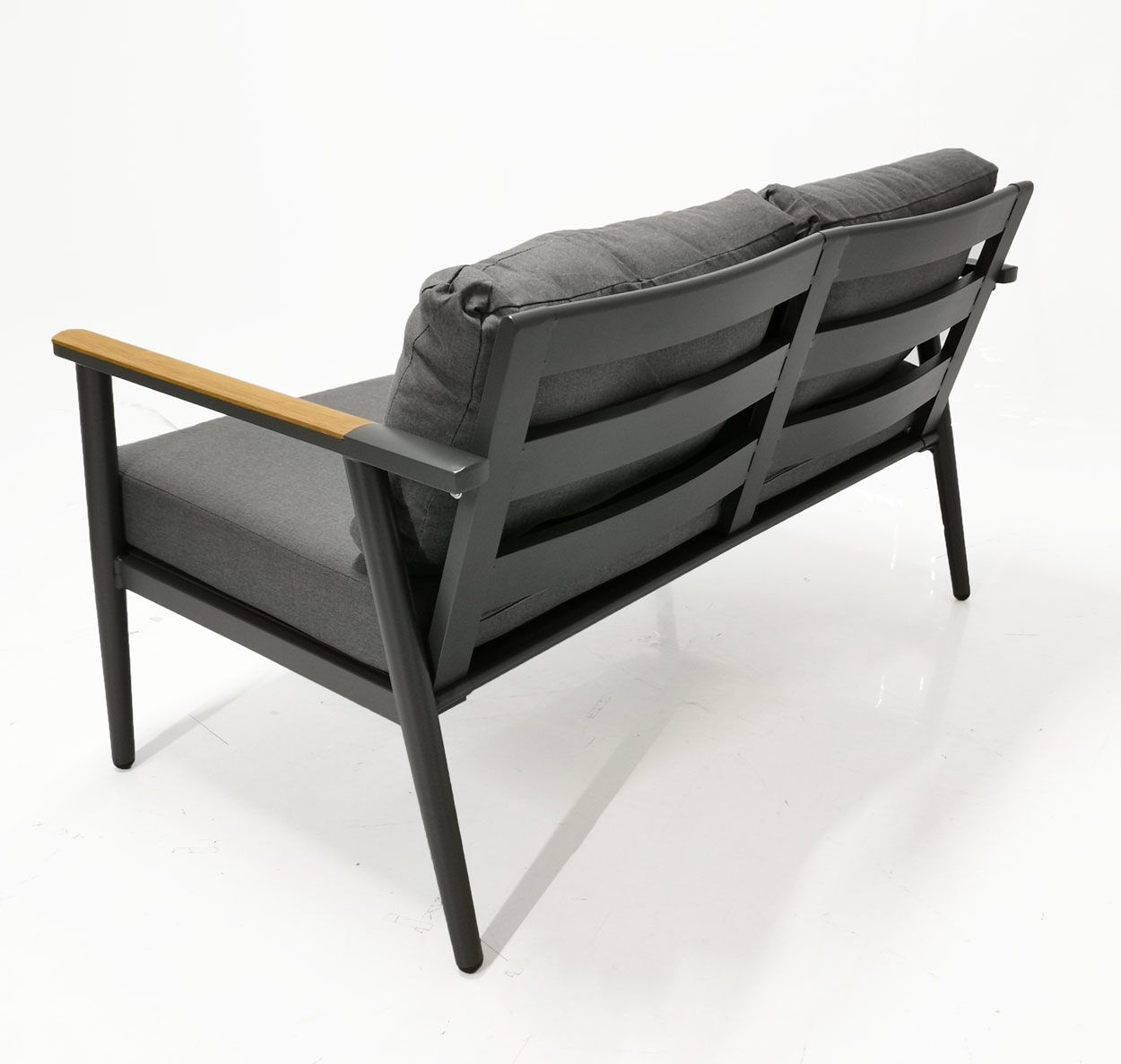 Ateena 3+1+1 sohvaryhmä ulos, harmaa