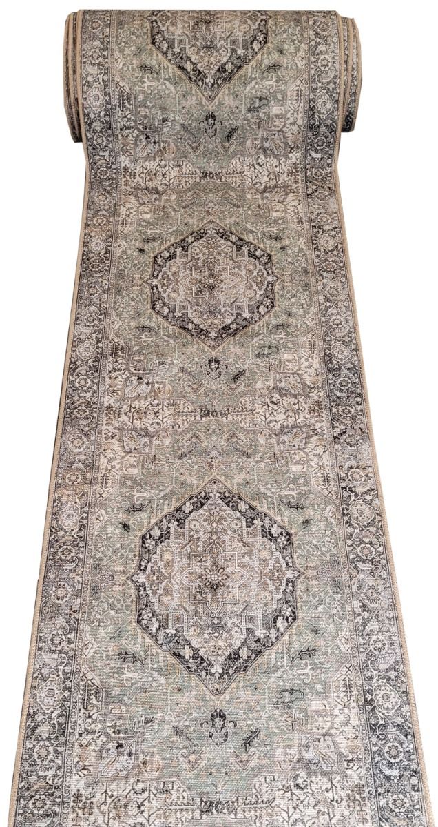 Aurelia käytävämatto, vihreä, lev. 80 cm