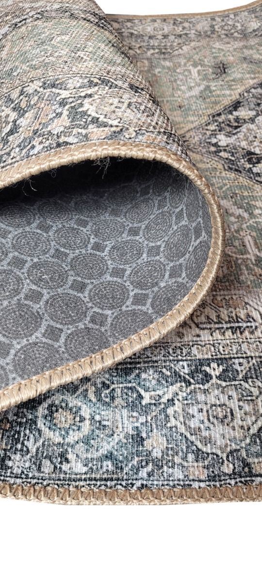 Aurelia käytävämatto, vihreä, lev. 80 cm