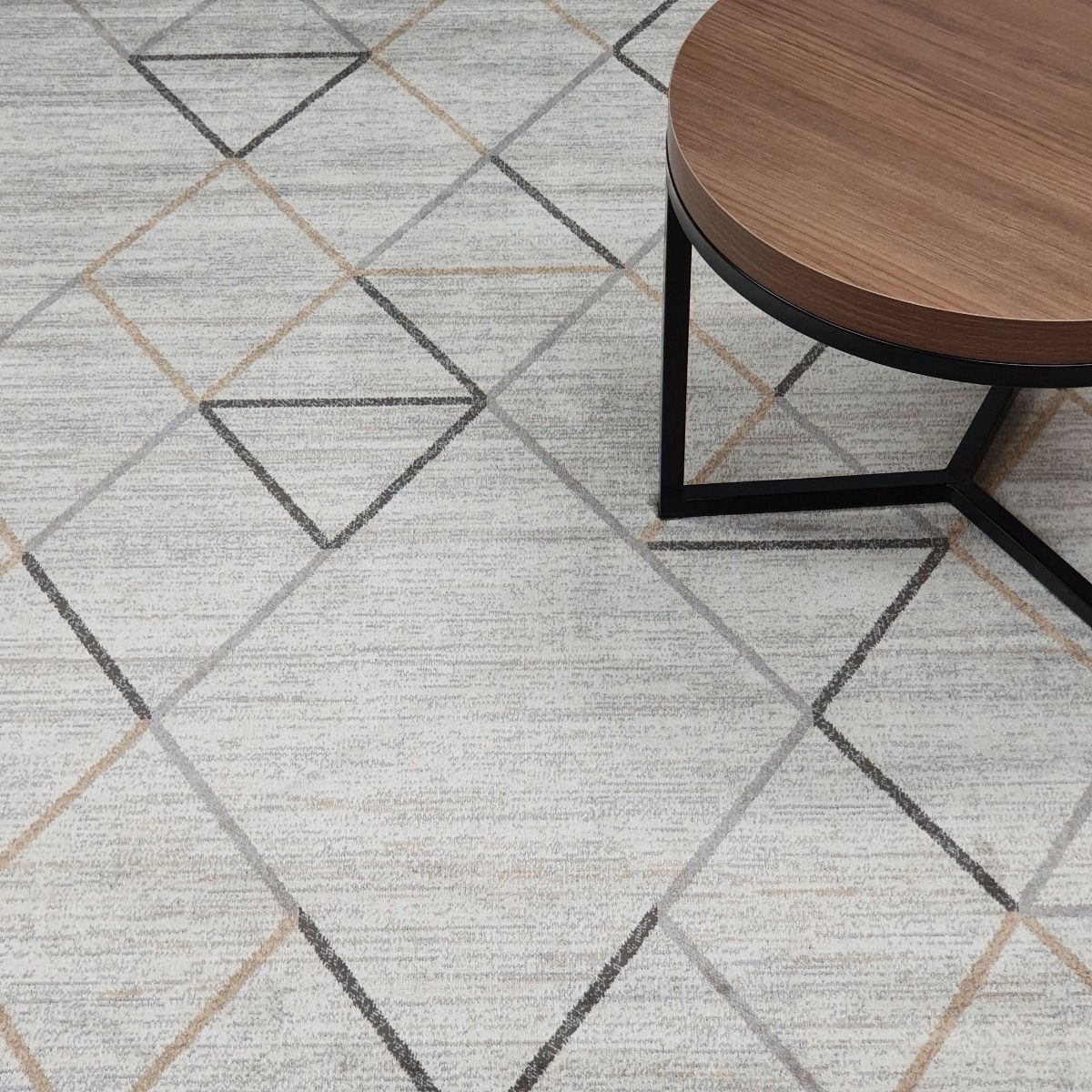 Ava Beige viskoosi-matto