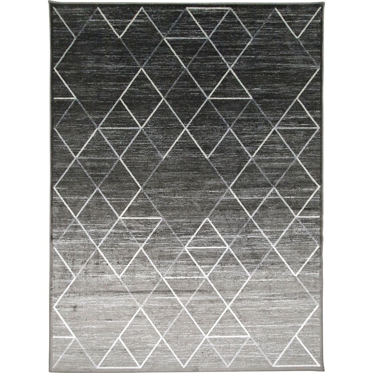 Ava Harmaa viskoosi-matto, eri kokoja