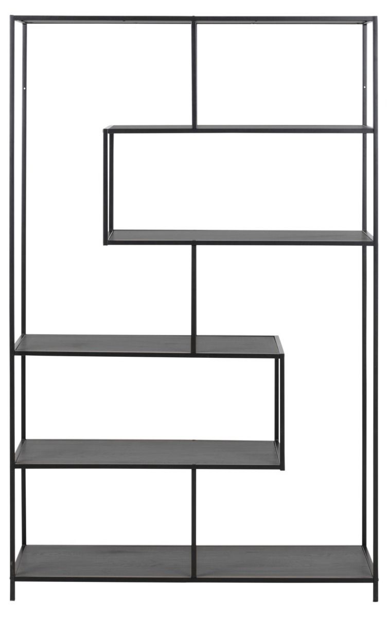 Seaford avohylly 7 musta 114x35x185 cm