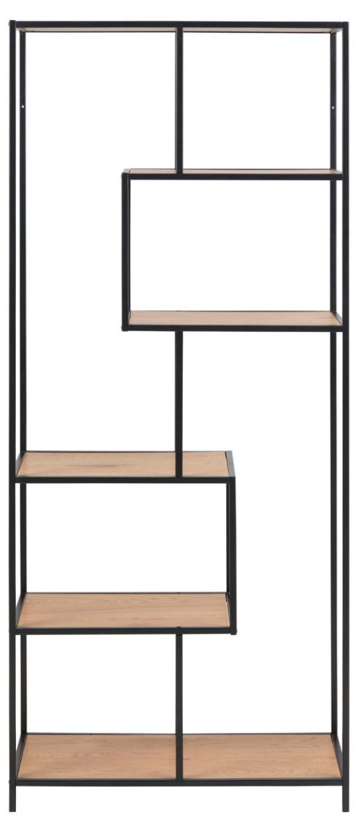 Seaford avohylly 5 tammi-musta 77x35x185 cm