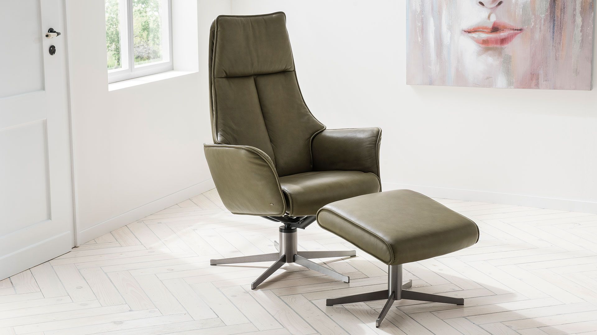 BD-Möbel Opal mekanismituoli, nahka