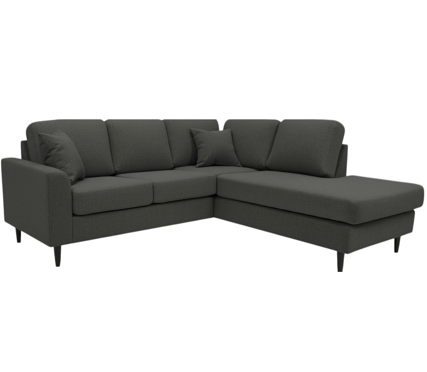 Napue avokulmasohva tummanharmaa