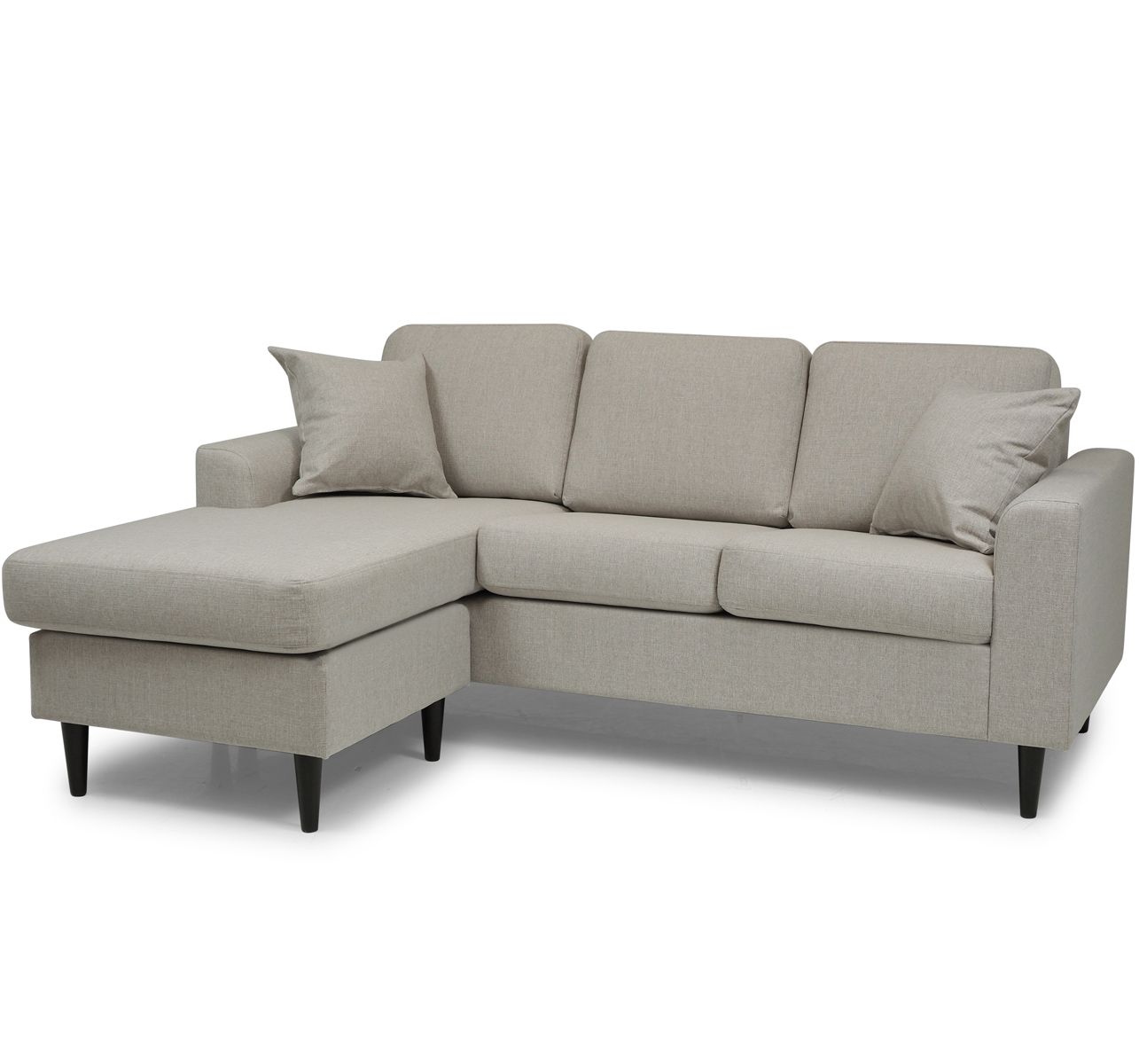 beige divaanisohva Napue valkoisella taustalla