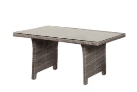 Bergen polyrottinkinen sohvapöytä, vaalea taupe