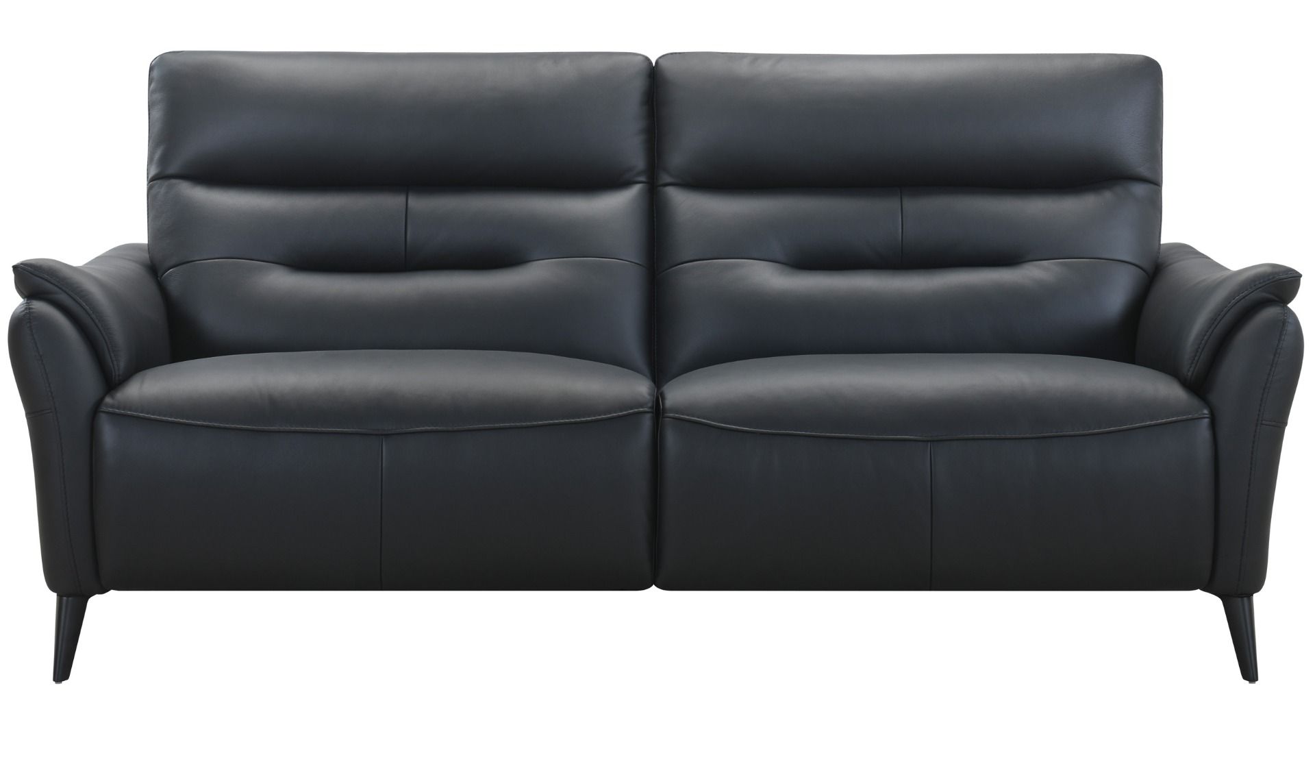 Bianca 3+2 sohvakalusto sähkömekanismeilla, musta nahka