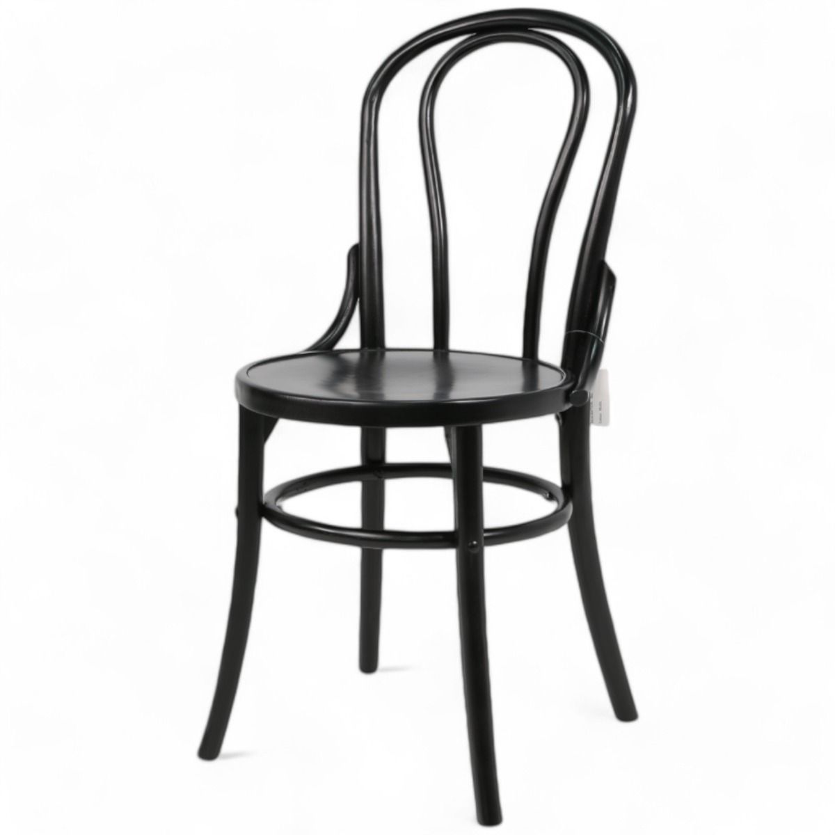 Bistro wieniläistuoli musta