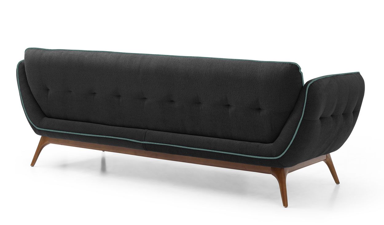 Marilyn 3-ist sohva, musta