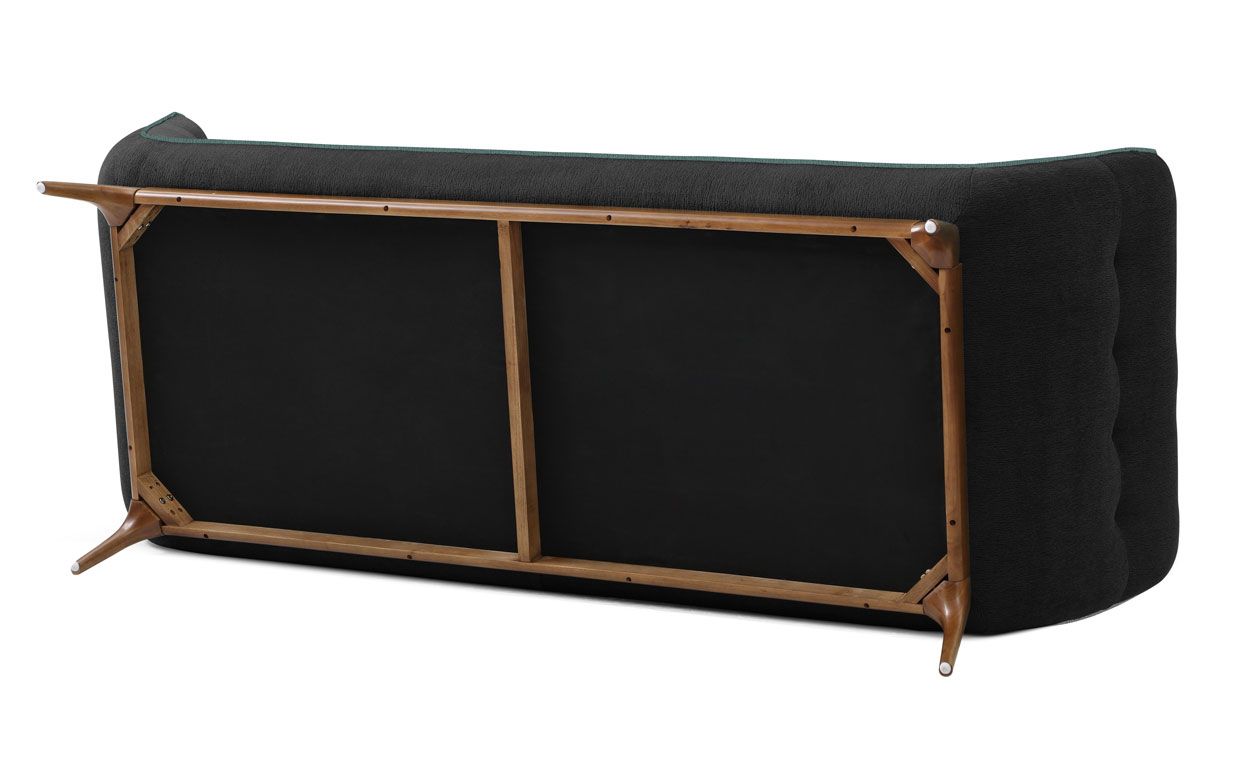 Marilyn 3-ist sohva, musta