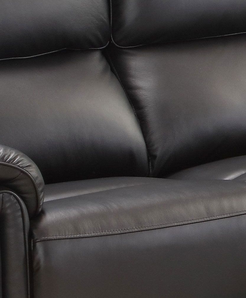 Washington sähkösäätöinen kulmasohva, musta