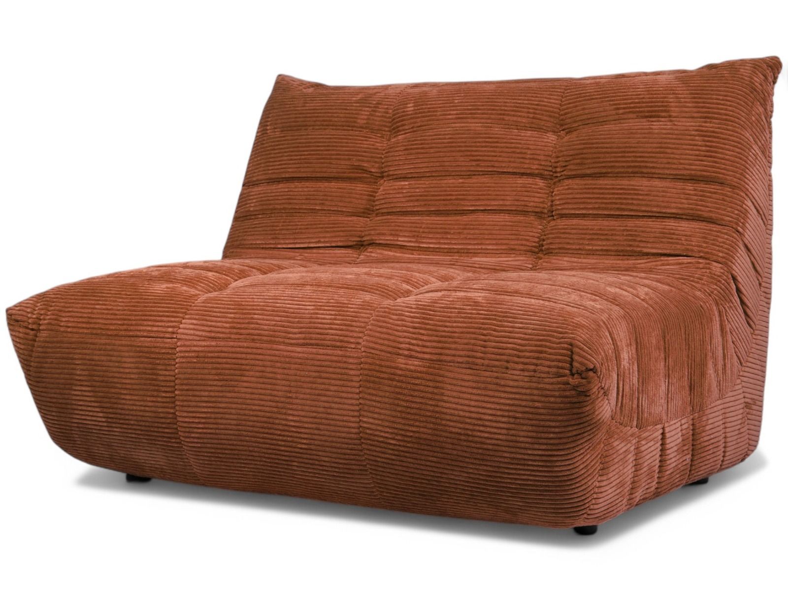 Bono sohva ilman käsinojia oranssi kahden istuttava