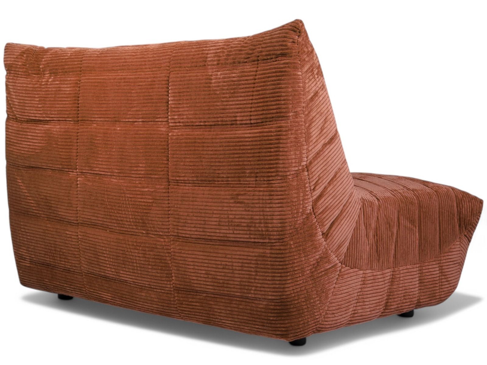 Bono sohva 2-ist vakosametti, oranssi