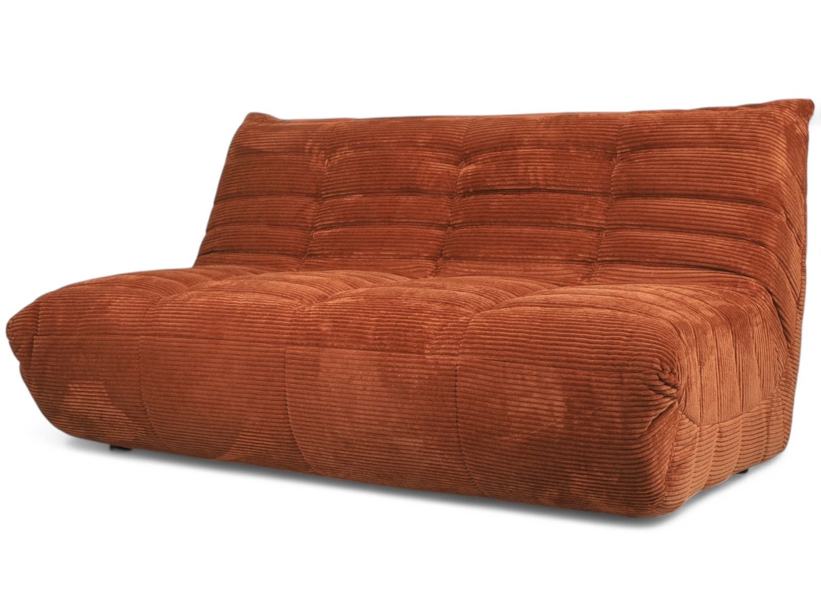 Oranssi Bono sohva ilman käsinojia