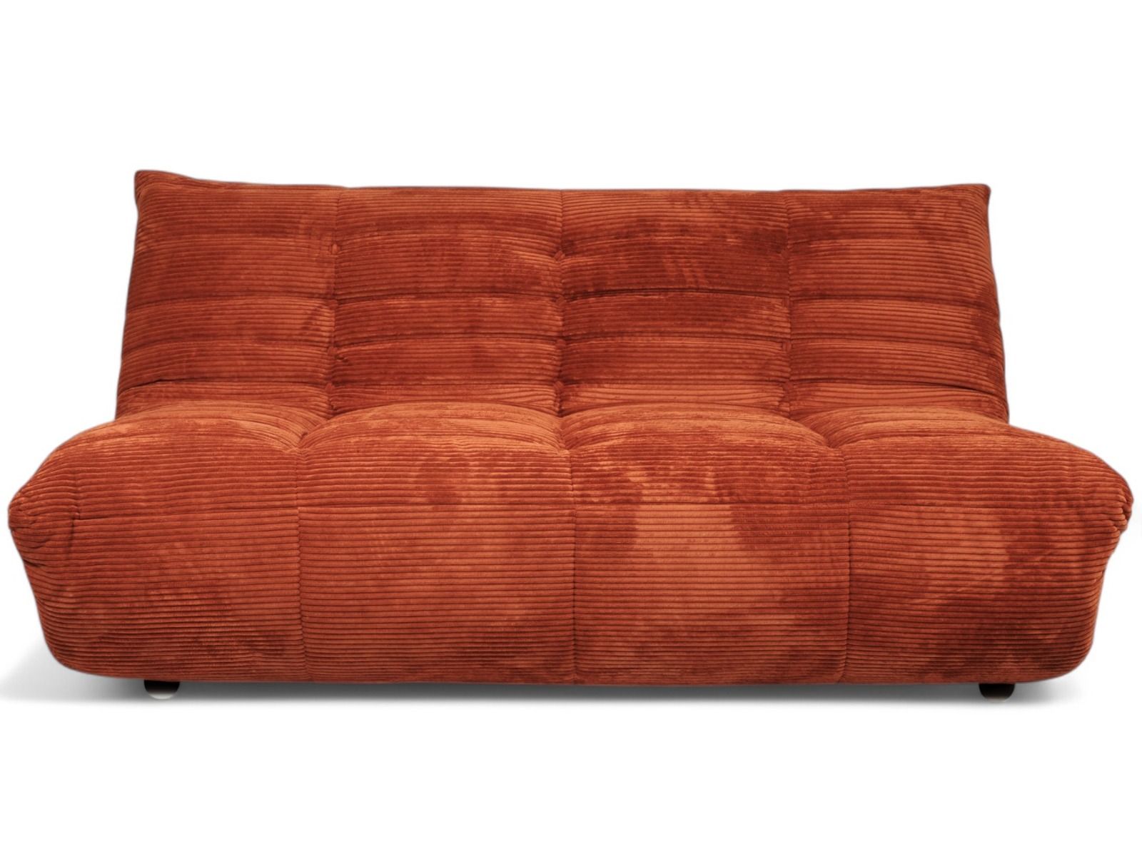 Bono sohva 3-ist vakosametti, oranssi