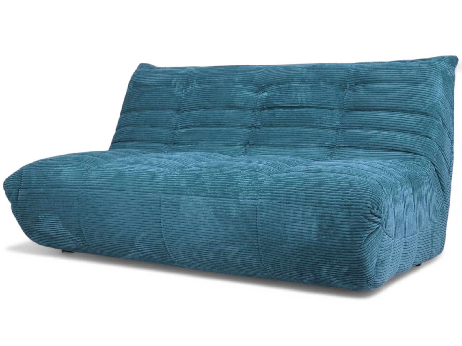 Bono sohva petroolin sininen ilman käsinojia